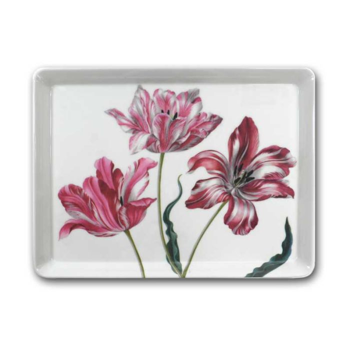 Dienblad met de drie tulpen, Medium