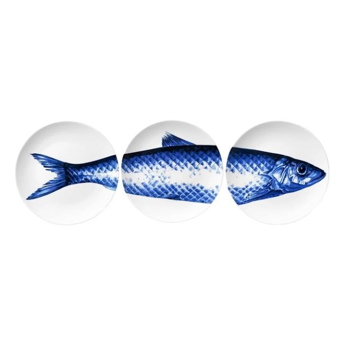 Wandborden Set "Vis" , 26.5 cm (3 stuks) 