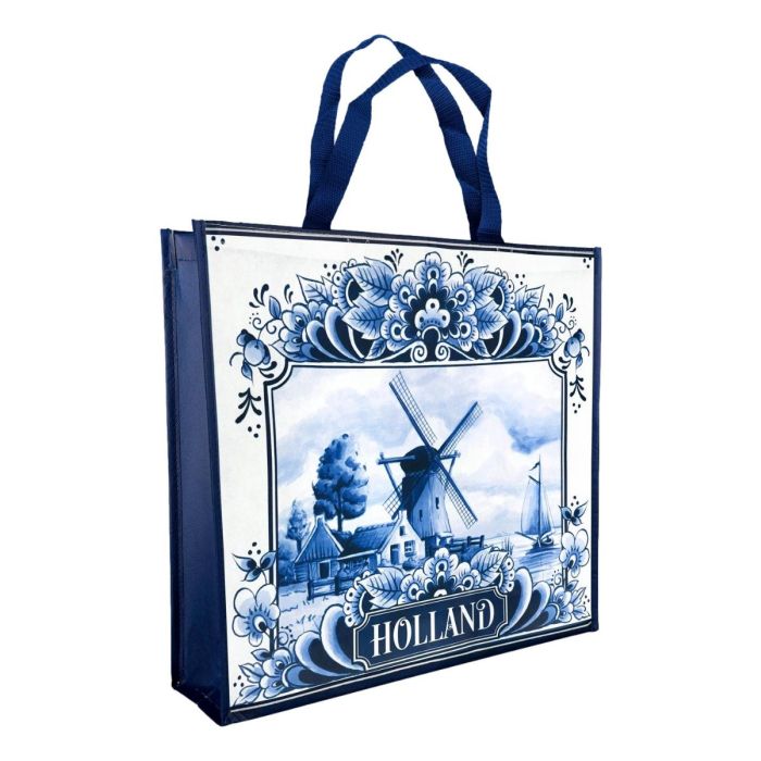 Shopper Windmill Delft Blue