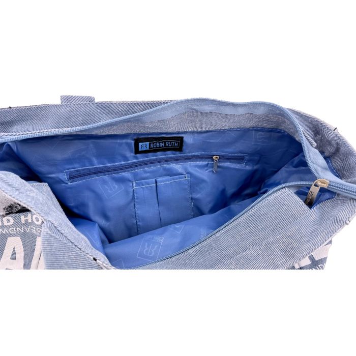 Robin Ruth Holy Groot - Lichtblauwe Shopper