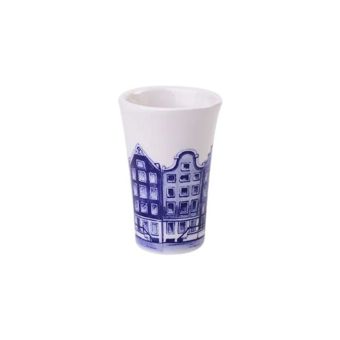 Shot glass Amsterdam Canal houses