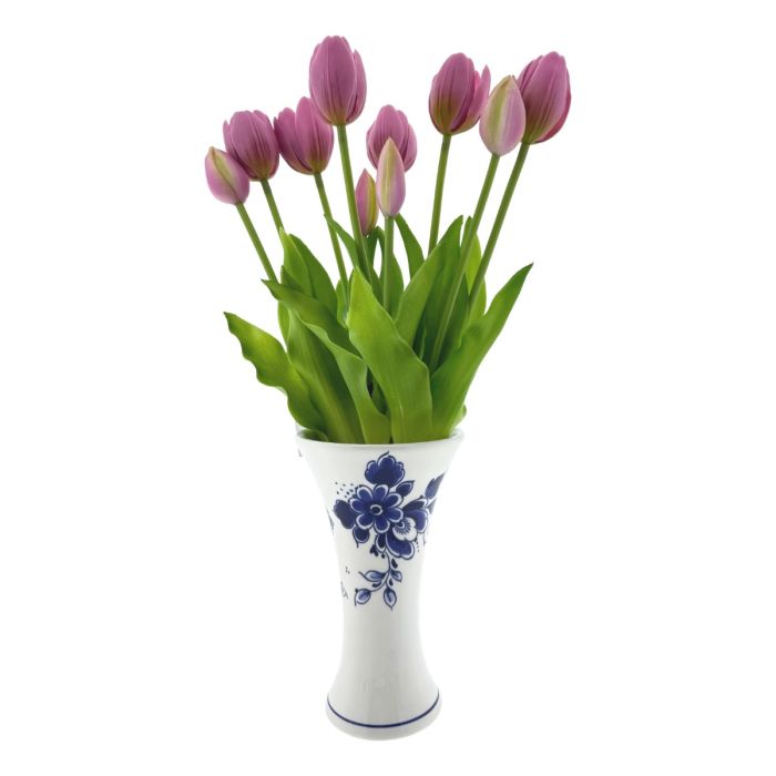 Tulip Artificial Flower Bouquet 5 pieces, 'Red' 39 cm