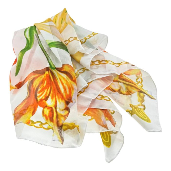 Sjaal Tulp Ketting, wit