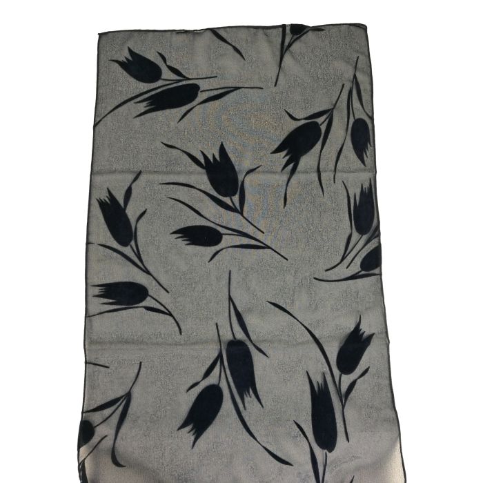 Sjaal Donker Blauwe Tulpen