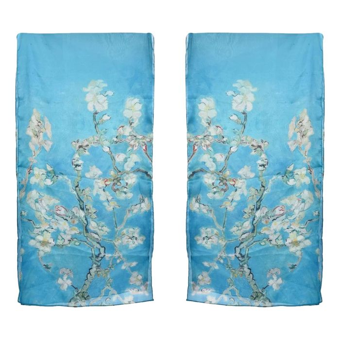 Scarf "Almond Blossom" - Satin