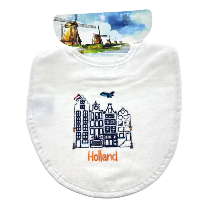 Slabbetje met Grachtenhuisjes - Holland 