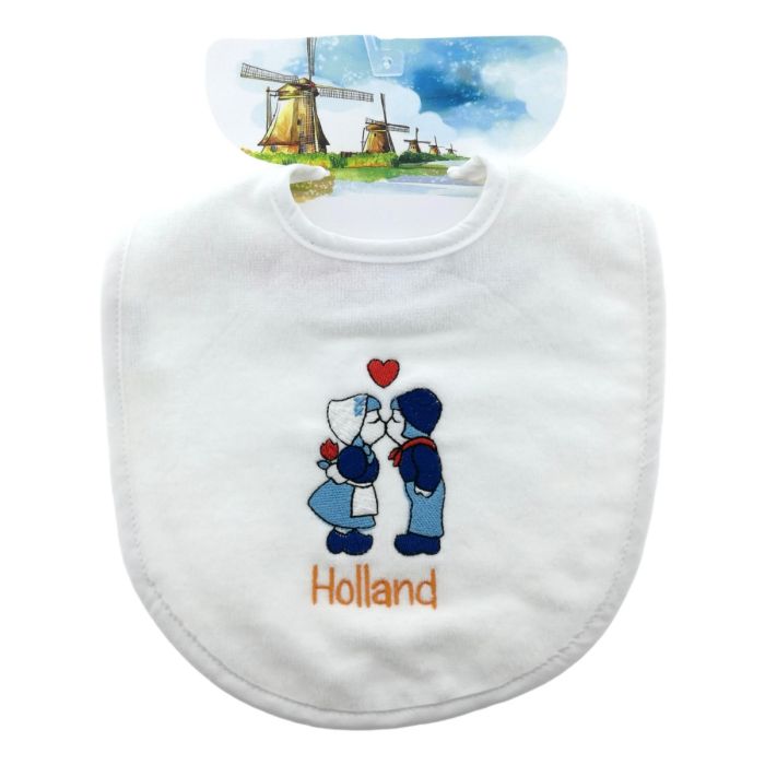 Slabbetje "Holland Kussend Paar"