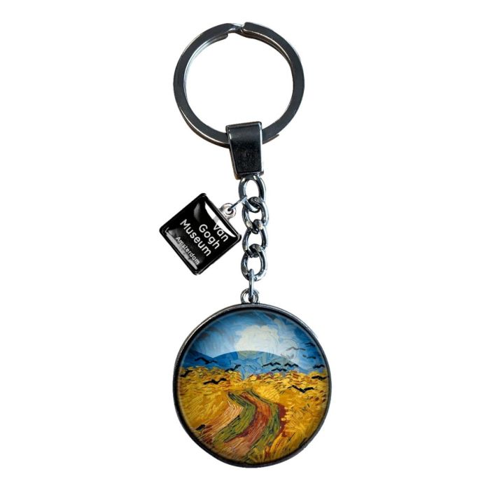 Van Gogh Keychain - Wheat Field with Crows