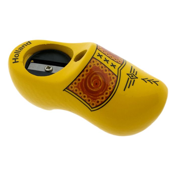 Pencil sharpener Clog Farmer Yellow 8 cm