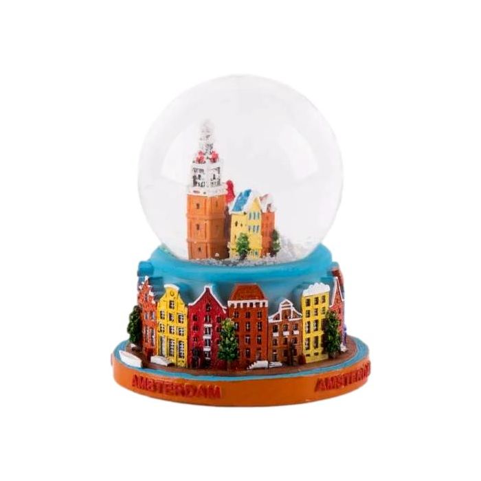 Water globe City scene Amsterdam 6 cm S 