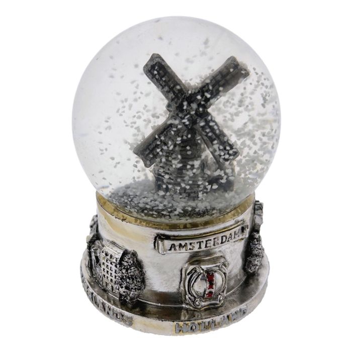Snow Globe "Amsterdam Windmill, Metal"