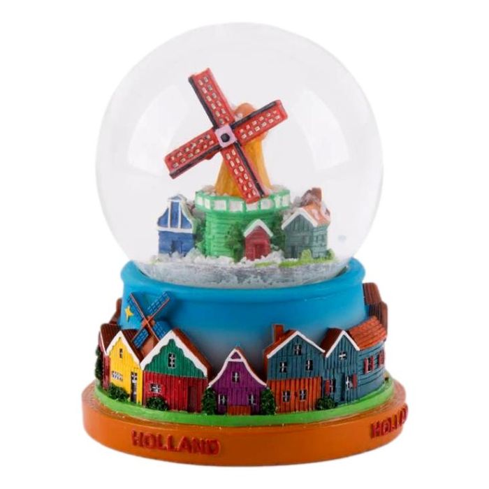 Snow globe Dutch Village, 10 cm