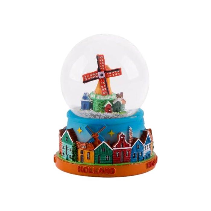 Water globe Village scene Holland 7 cm, small 