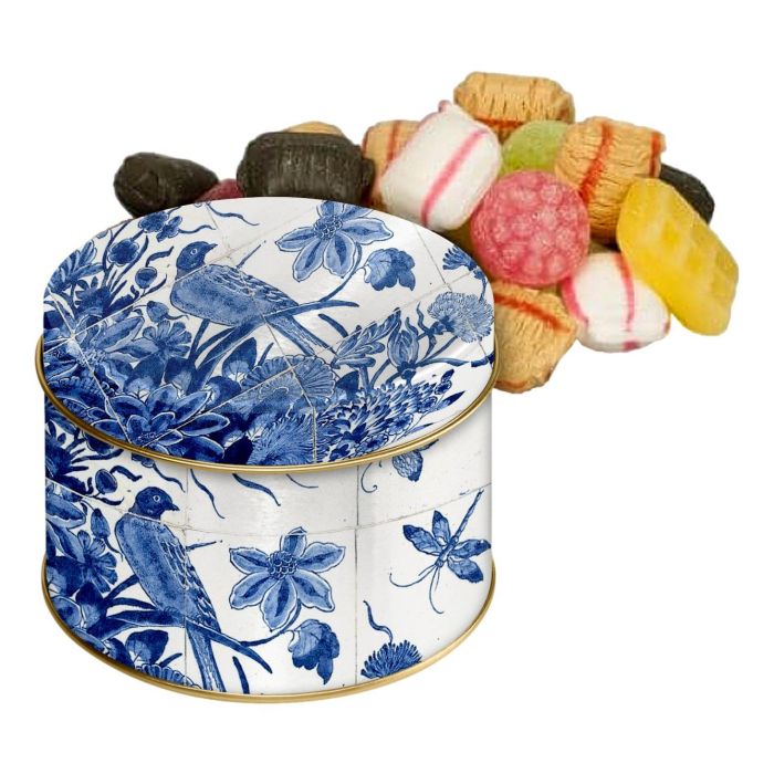 Delft Blue Bird Candy Tin