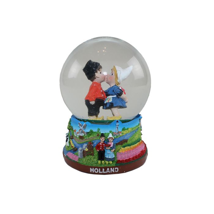 Snow Globe Kissing Couple,  M