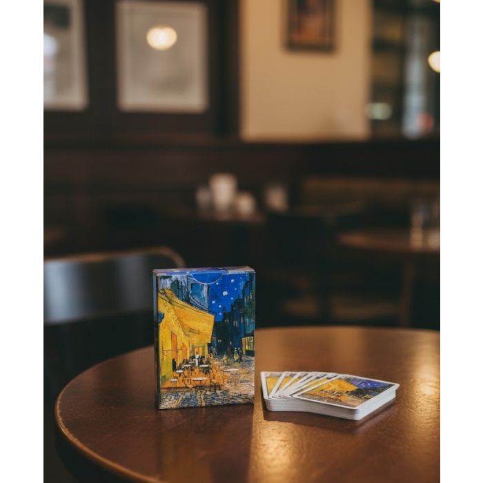 Speelkaarten 'Van Gogh' - Terras bij Nacht