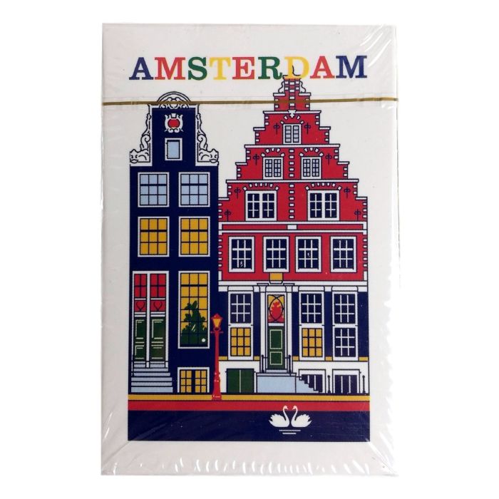Speelkaarten "Grachtenhuisjes" 