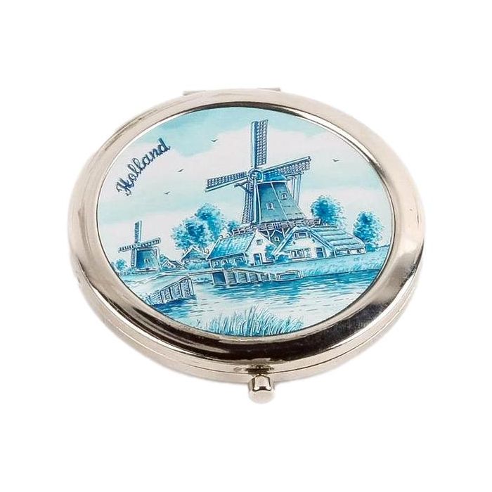 Mirror Box Etching Holland - Delft Blue