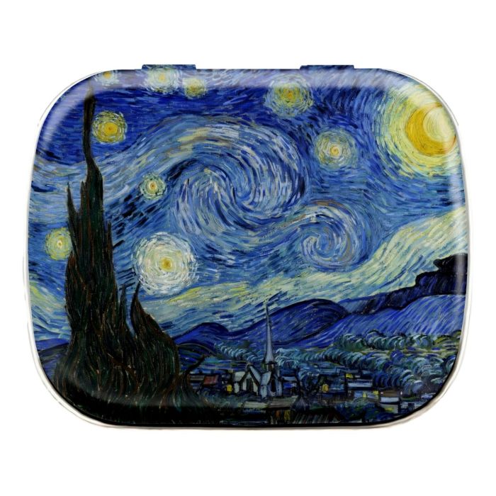 Peppermints in a Tin, Starry Night - Vincent Van Gogh