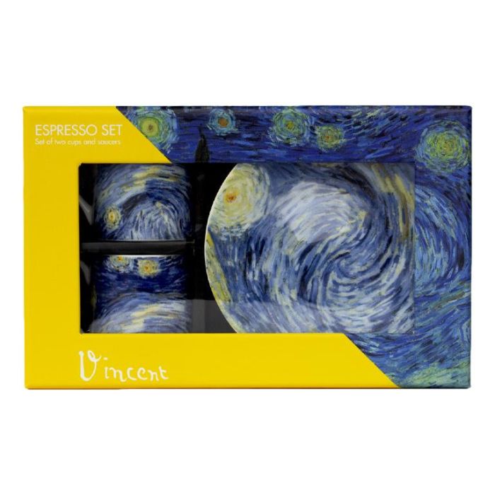 Espresso set , Vincent van Gogh, "Sterrennacht"
