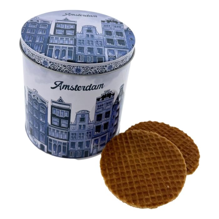 Stroopwafels in blik "Amsterdam Klassiek", Groot