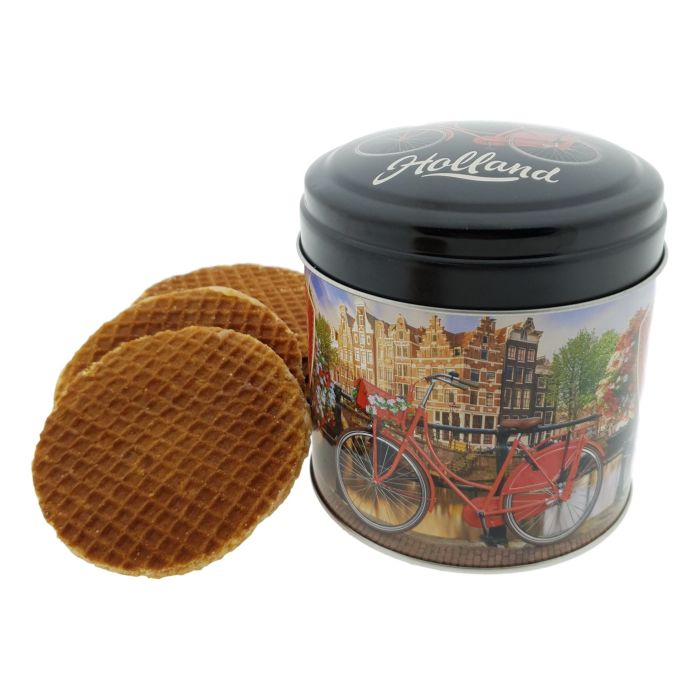 Stroopwafel Cadeau "Fiets Brug"