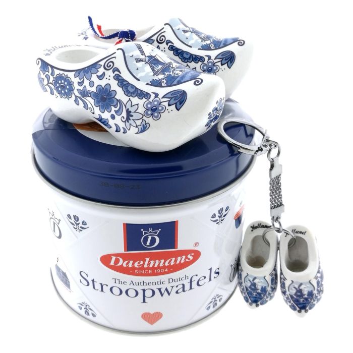 Stroopwafels met klompjes en sleutelhanger