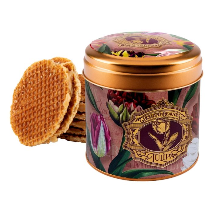 Stroopwafels Cadeau "Tulpen Roze"