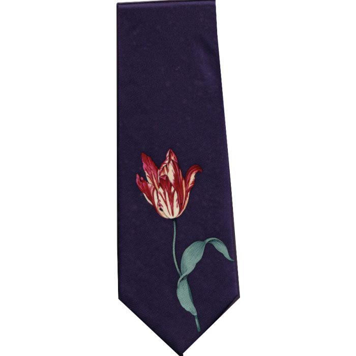 Stropdas Tulp enkel, navy
