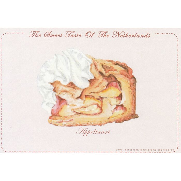 Postkaart "Appeltaart"