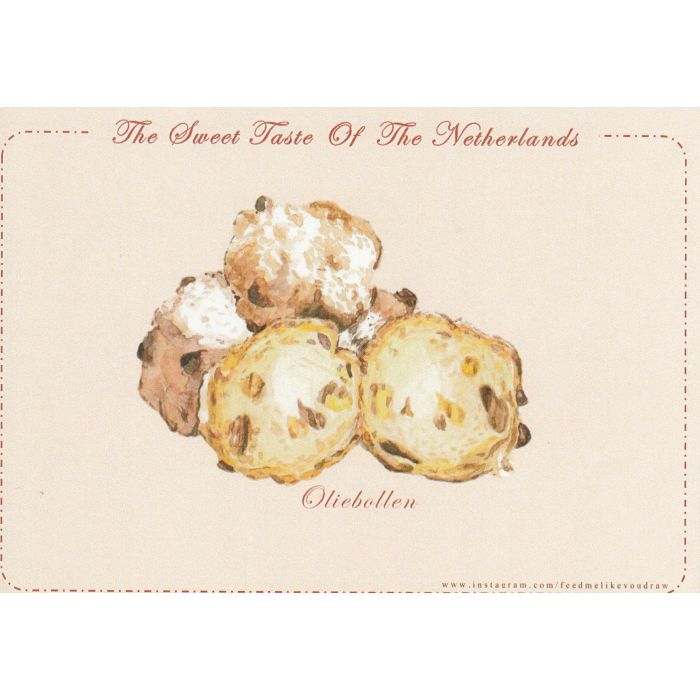 Postkaart "Oliebollen"