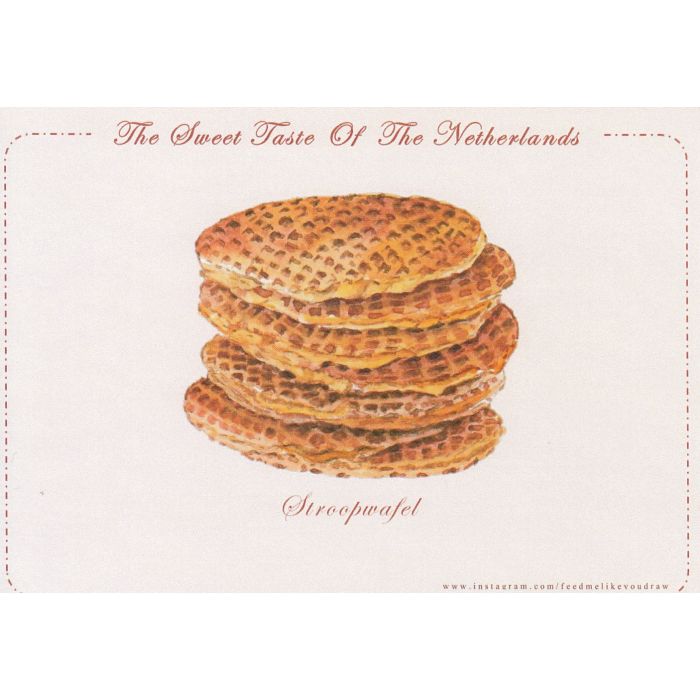 Postkaart "Stroopwafels"