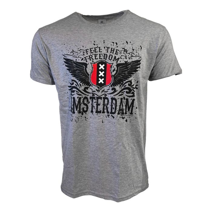 T-Shirt "Feel the Freedom - Amsterdam"