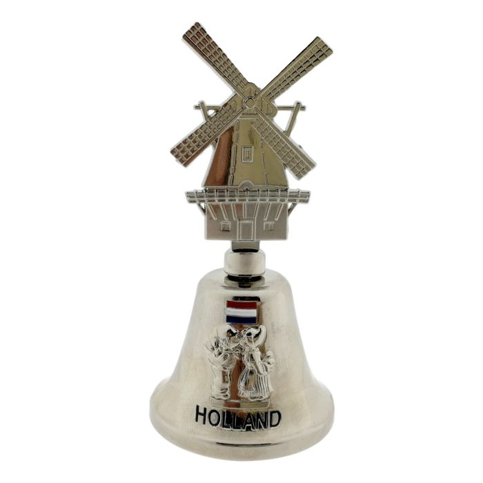 Silver colored Handbell "Windmill"