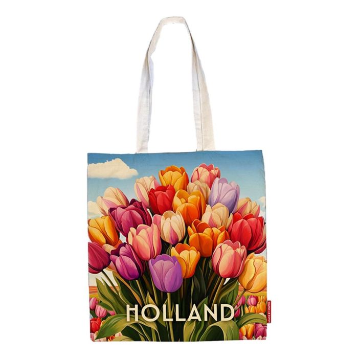 Tas Katoen  "Bright Tulips Holland" 