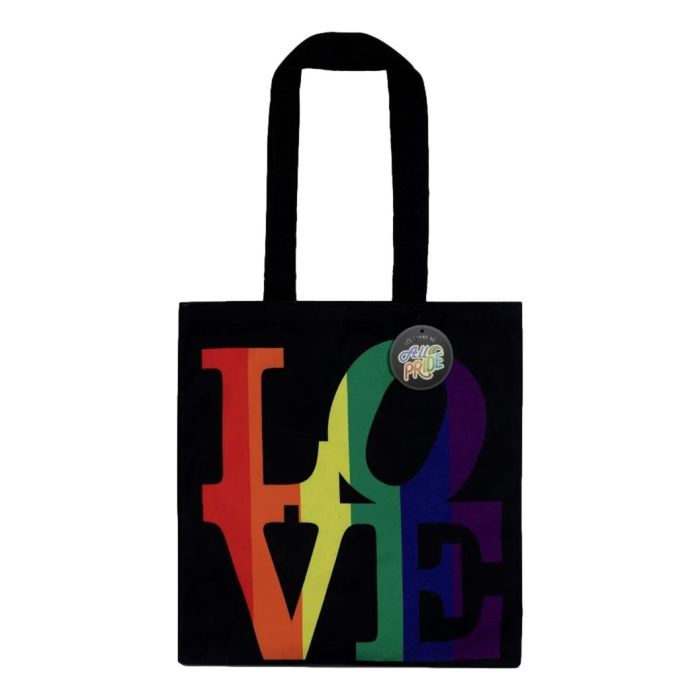Canvas Tas All Pride - Love Zwart