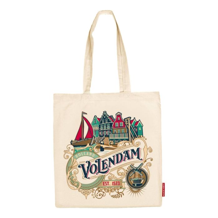Katoenen Tas "Volendam Ornaments"