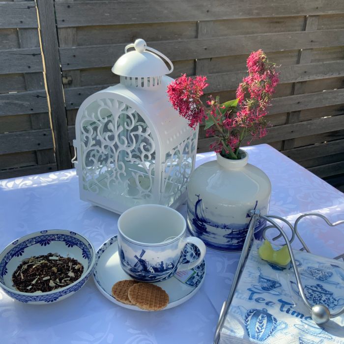 Pakje Servetten "Blauw Thee Momentje" (20 stuks)