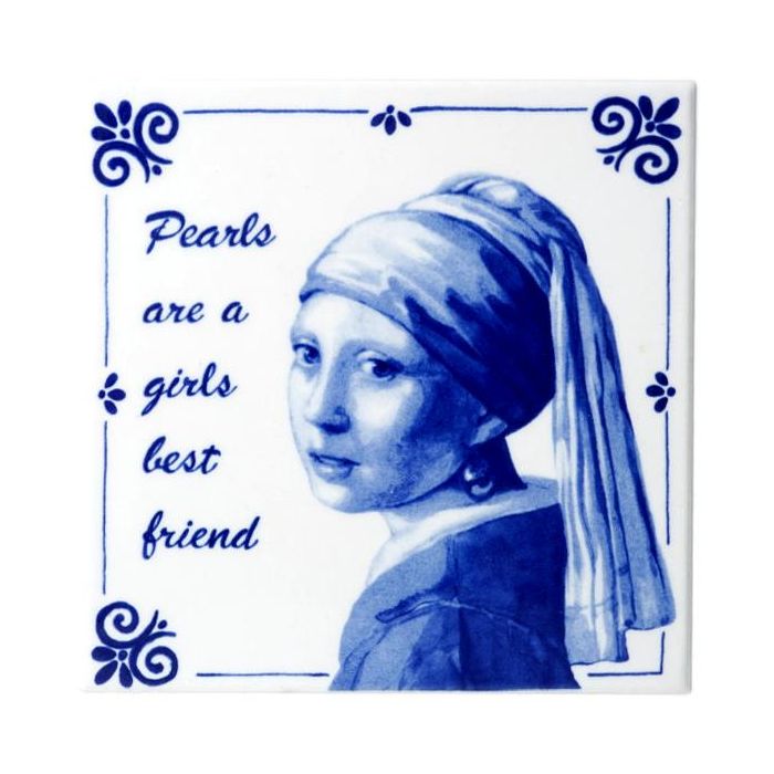 Tile – "Pearls are a girl's best friend"