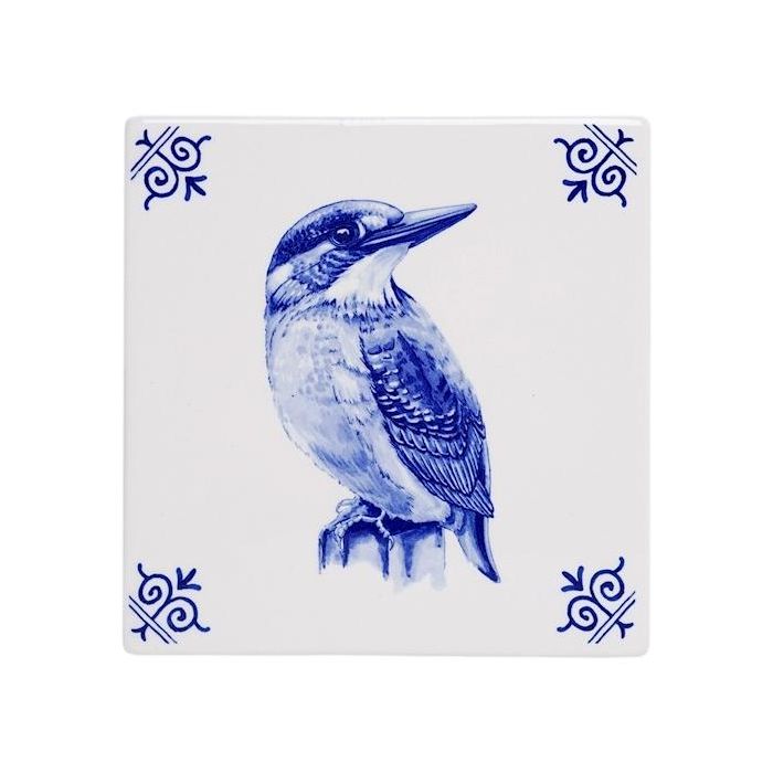 Tile Kingfisher, 13 cm