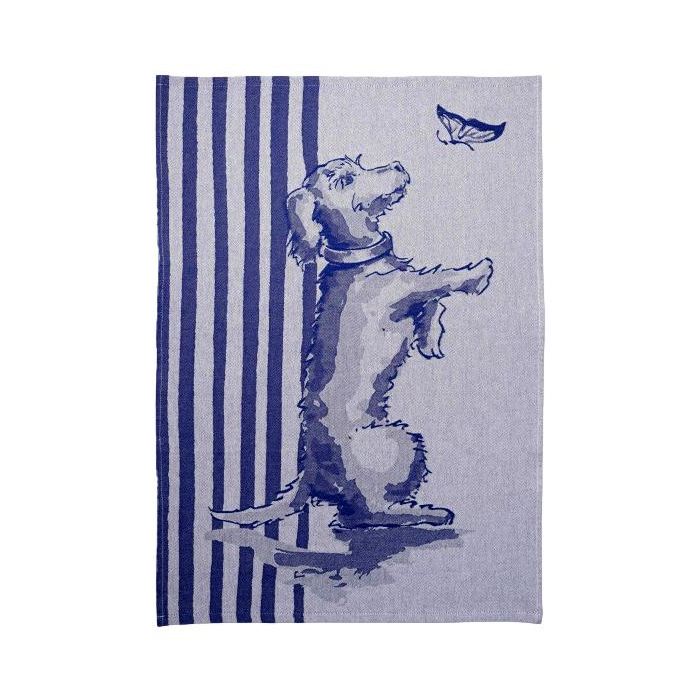 Tea towel Dachshund Nhaan Striped