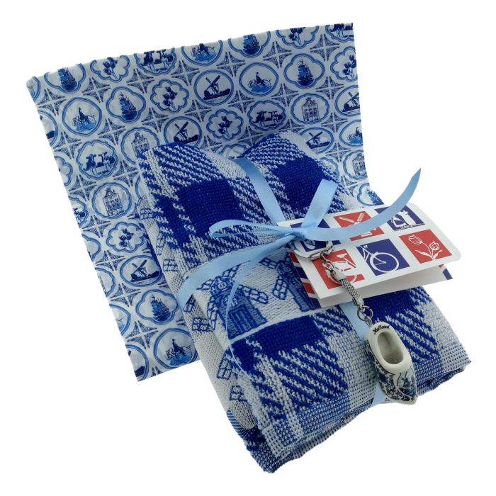 Kitchen towel set "Windmills"