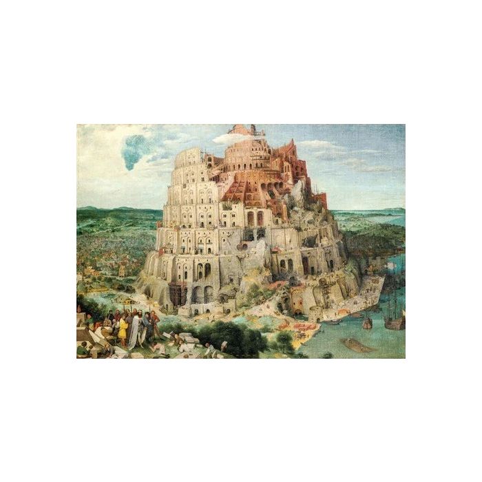 Theedoek Bruegel Toren van Babel