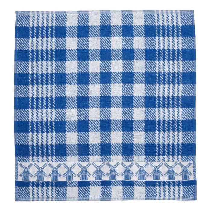 Keuken handdoek Molen blauw