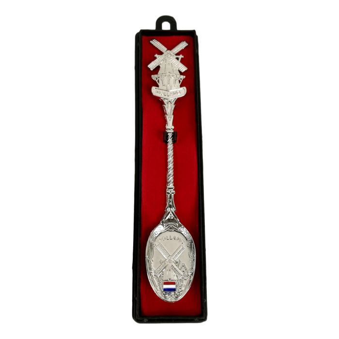 Teaspoon in box, Mill shiny silver