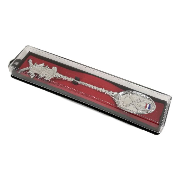 Teaspoon in box, Mill shiny silver
