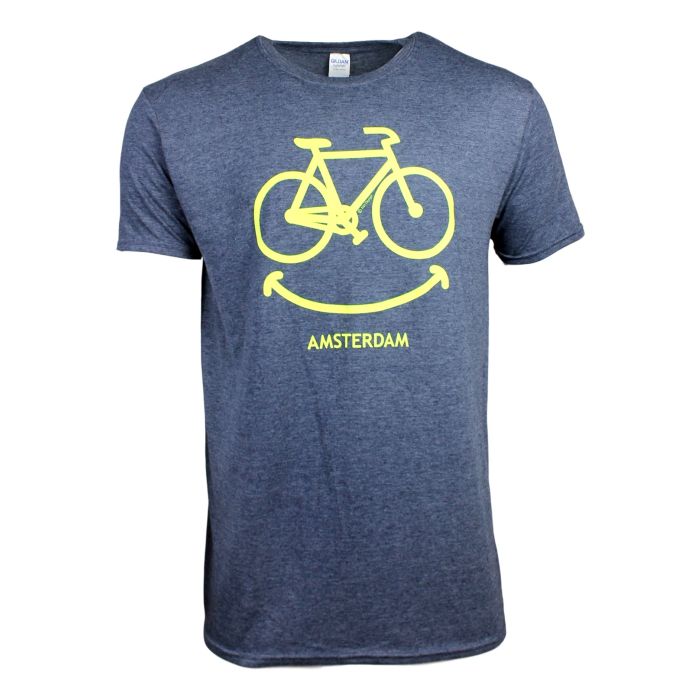 T-Shirt Smiling Bike Amsterdam