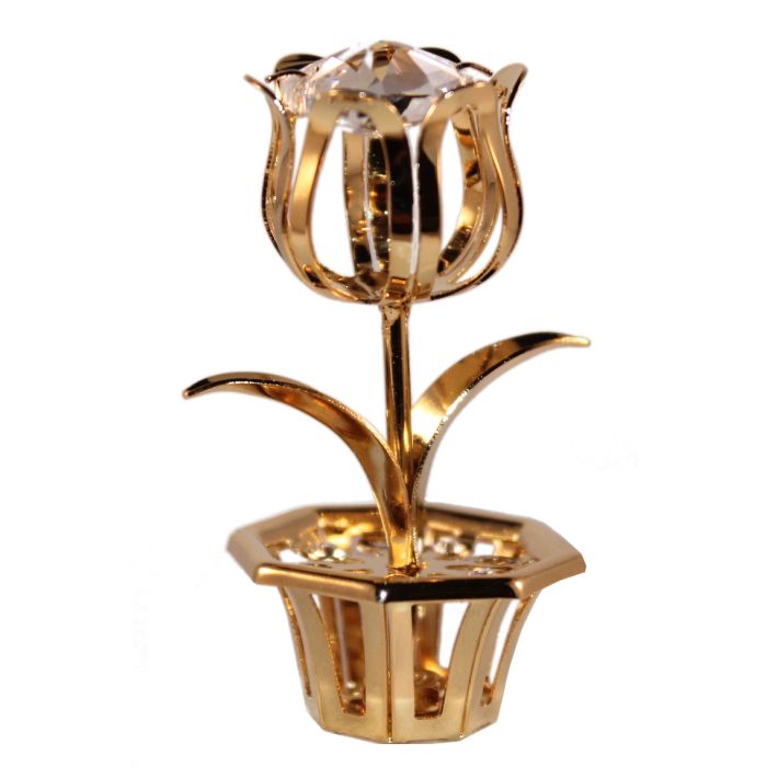 Swarovski Tulpje enkel, kristal helder