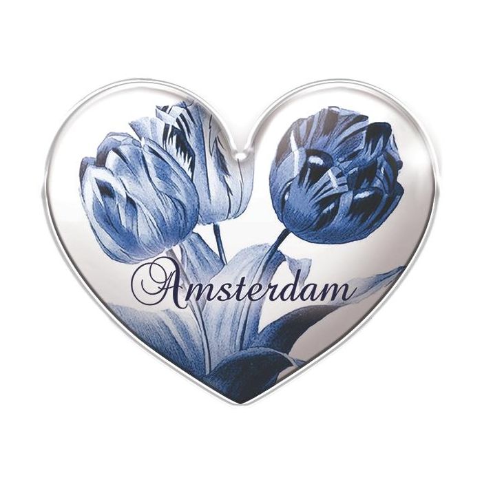 Magnet Heart Tulips Amsterdam