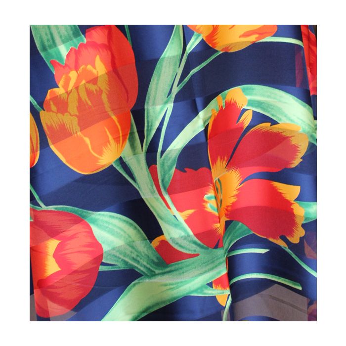 Sjaal Tulp Design, navy